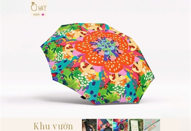 Sản xuất ô dù - O HAY - KHU VƯỜN - Olasen