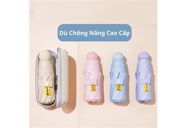 Sản xuất ô dù - Ô MINI GẤP 5 HỘP THỜI TRANG - Olasen